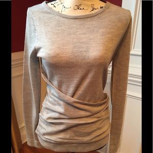 NWT Ann Taylor Lightweight Heather Gray Sweater.